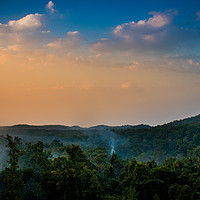 Buy canvas prints of The Darekasa Valley by Indranil Bhattacharjee