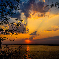 Buy canvas prints of As the sun sets by Indranil Bhattacharjee