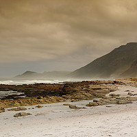 Buy canvas prints of Misty Cliffs, South Africa by MazzBerg 