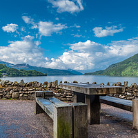 Buy canvas prints of Seat by Loch Lomond by Claire Cairns