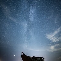 Buy canvas prints of The Milky Way Shipwreck by Dirk Seyfried
