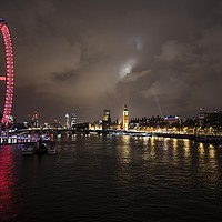 Buy canvas prints of London Skyline at Night by Dirk Seyfried