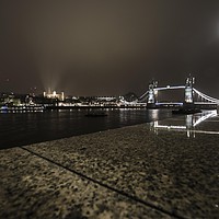 Buy canvas prints of Tower Bridge at Night by Dirk Seyfried