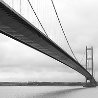 Buy canvas prints of Bridge on misty day by Clare Willis