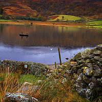 Buy canvas prints of England: Watendlath tarn, Cumbria by David Bigwood