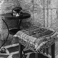 Buy canvas prints of Cat, Lindos, Greece by James Reed