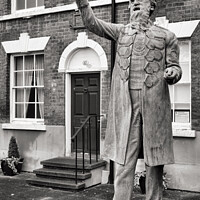 Buy canvas prints of  Statue of William Booth by Peter Zabulis