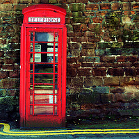 Buy canvas prints of The Phone Box by Peter Zabulis