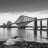 Buy canvas prints of Forth Railway Bridge from South Queensferrry by Peter Gaeng