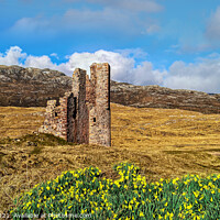 Buy canvas prints of Ardvreck Castle - Sutherland - Scotland by Peter Gaeng