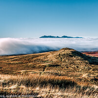 Buy canvas prints of Isle of Arran Cloud inversion - Scotland by Peter Gaeng