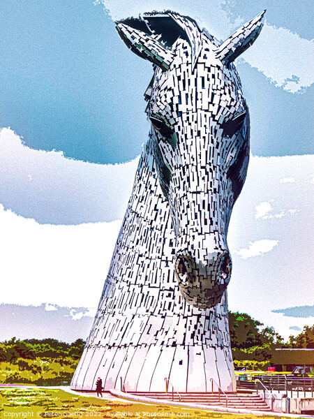 The Kelpies - Falkirk - Scotland Picture Board by Peter Gaeng