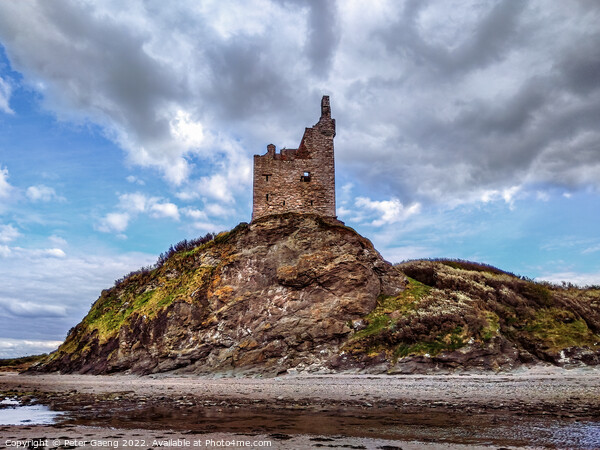 Greenan Castle: Scotland's Hidden Castles in Scotl Picture Board by Peter Gaeng