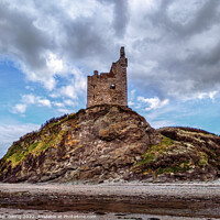 Buy canvas prints of Greenan Castle: Scotland's Hidden Castles in Scotl by Peter Gaeng