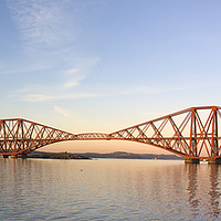 Buy canvas prints of Forth Railway Bridge over the Firth of Forth by Peter Gaeng
