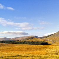 Buy canvas prints of The road to Corrieyairack Pass - Newtonmore - by Peter Gaeng