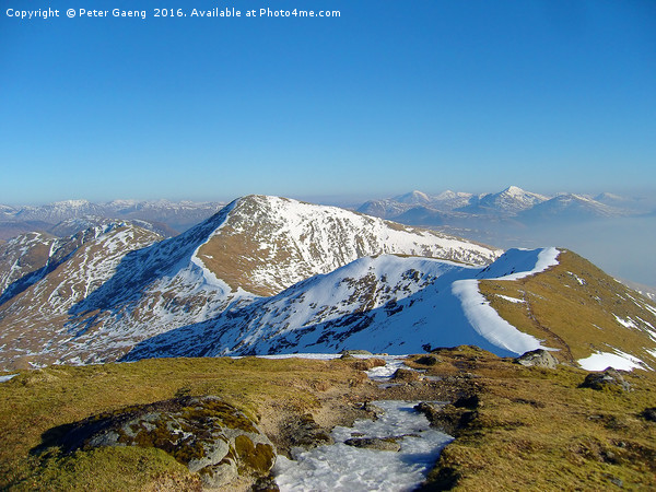 The twisty path to Beinn Eunaich Picture Board by Peter Gaeng