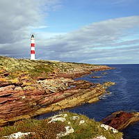 Buy canvas prints of Tarbat Ness Lighthouse by Peter Gaeng