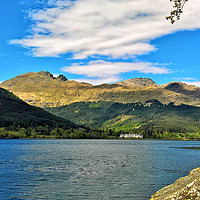 Buy canvas prints of The Arrochar alps  by Peter Gaeng