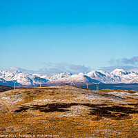 Buy canvas prints of Snow covered hlls in Argyll and Bute  by Peter Gaeng