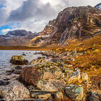 Buy canvas prints of Fionn Loch in the Scottish Highlands by geoff shoults