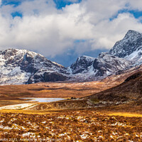 Buy canvas prints of The Fisherfield Forest  by geoff shoults