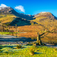 Buy canvas prints of Buttermere in The Lake District by geoff shoults