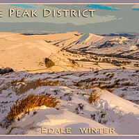 Buy canvas prints of Edale , winter by geoff shoults