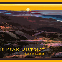 Buy canvas prints of Kinder Sunset by geoff shoults
