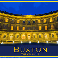 Buy canvas prints of Buxton, The Crescent by geoff shoults