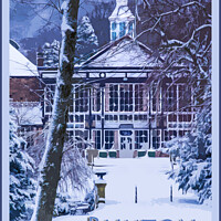 Buy canvas prints of Buxton in the snow by geoff shoults