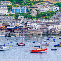 Buy canvas prints of Polruan, Cornwall by geoff shoults