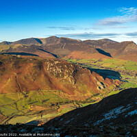 Buy canvas prints of The Newlands Valley and North West Fells by geoff shoults