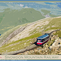 Buy canvas prints of Snowdon Mountain Railway by geoff shoults