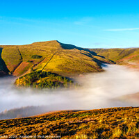 Buy canvas prints of Autumn mist, Grindsbrook by geoff shoults