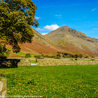 Buy canvas prints of Great Gable from Wasdale by geoff shoults