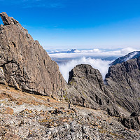 Buy canvas prints of Inaccessible Pinnacle, Isle of Skye by geoff shoults