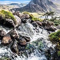 Buy canvas prints of Tryfan, Snowdonia by geoff shoults