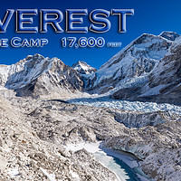 Buy canvas prints of Everest, base camp by geoff shoults