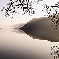 Buy canvas prints of Ullswater Winter Morning by geoff shoults