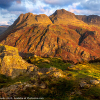 Buy canvas prints of The Langdale Pikes by geoff shoults