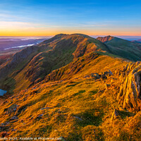 Buy canvas prints of The Coniston Fells at Dawn by geoff shoults