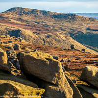 Buy canvas prints of Grindslow Knoll by geoff shoults
