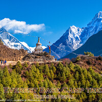 Buy canvas prints of Everest Base Camp Trek by geoff shoults