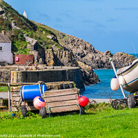 Buy canvas prints of Porthgain Pembrokeshire by geoff shoults