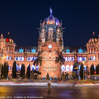 Buy canvas prints of The CST railway station, Mumbai by geoff shoults