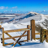 Buy canvas prints of Winter on The Great Ridge by geoff shoults