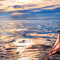 Buy canvas prints of Paddling on a glassy evening by geoff shoults