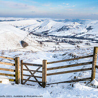 Buy canvas prints of Edale in Winter by geoff shoults