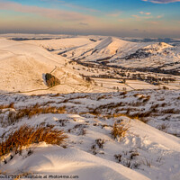 Buy canvas prints of Edale, winter afternoon  by geoff shoults